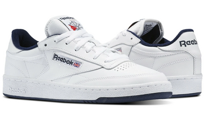 Reebok Club C 85 - Men's - 100000156 (White / Navy)