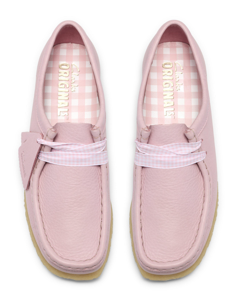 Clarks Wallabee Lo - 26185627 - Baby Pink Leather (WOMEN'S)