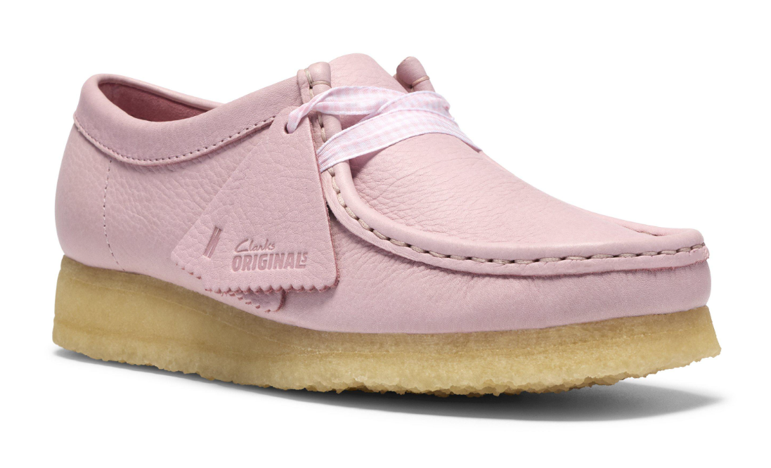 Clarks Wallabee Lo - 26185627 - Baby Pink Leather (WOMEN'S)