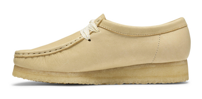 Clarks Wallabee Lo - 26185626 - Pale Yellow Leather (WOMEN'S)