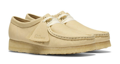 Clarks Wallabee Lo - 26185626 - Pale Yellow Leather (WOMEN'S)