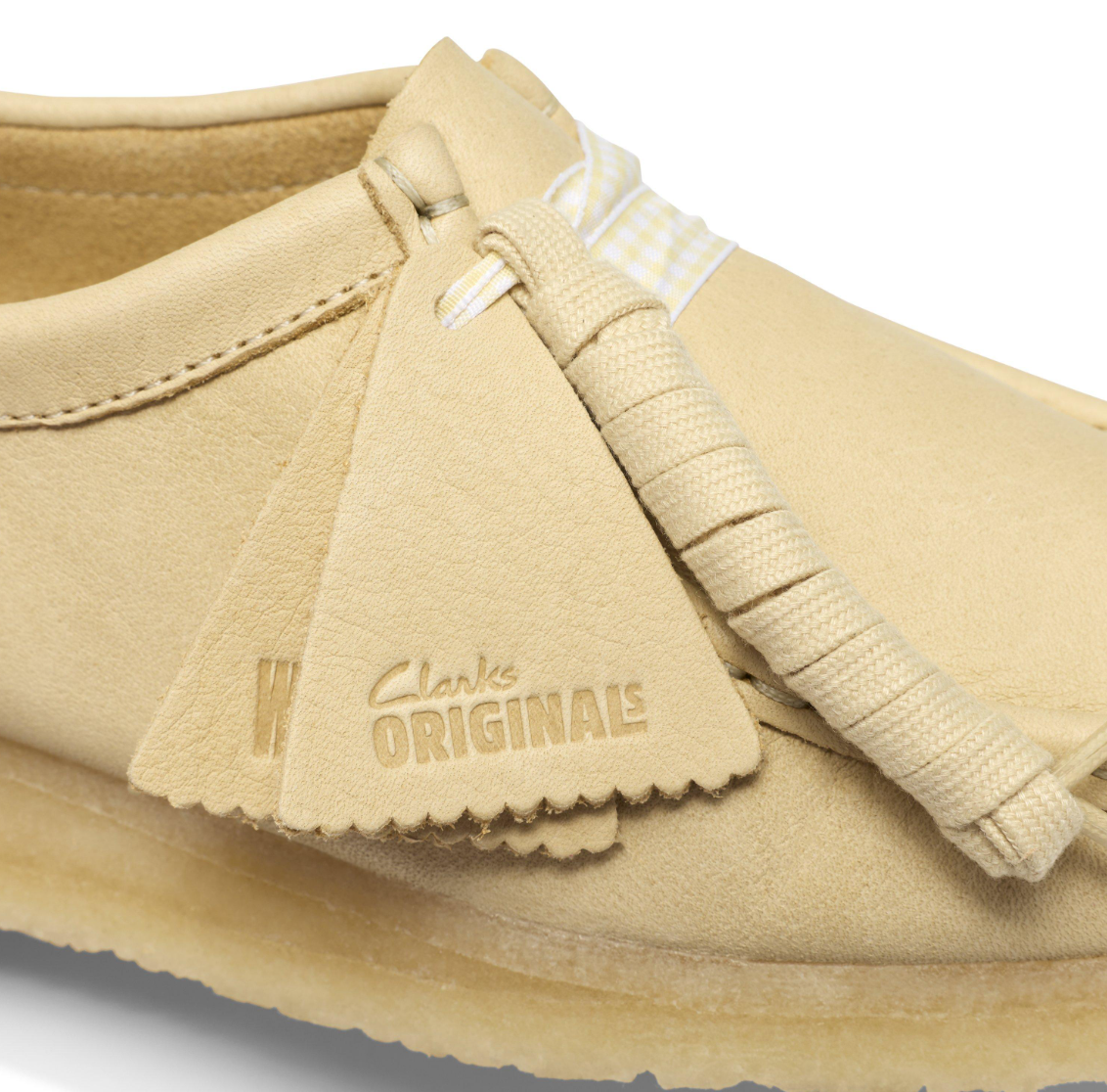Clarks Wallabee Lo - 26185626 - Pale Yellow Leather (WOMEN'S)