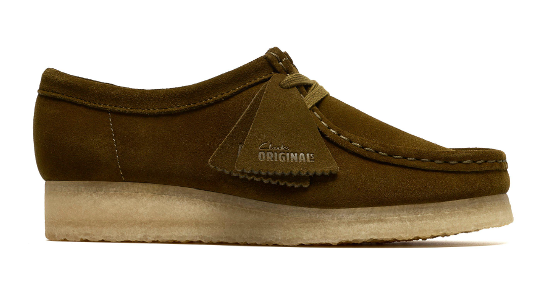 Clarks Wallabee Lo - 26186509 - Olive Suede (WOMEN'S)