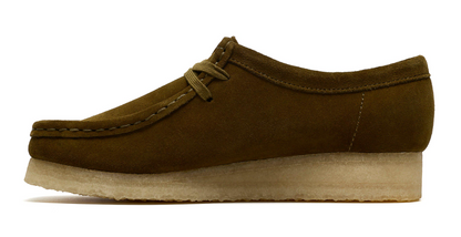 Clarks Wallabee Lo - 26186509 - Olive Suede (WOMEN'S)
