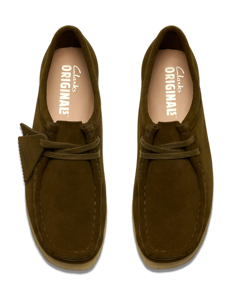 Clarks Wallabee Lo - 26186509 - Olive Suede (WOMEN'S)