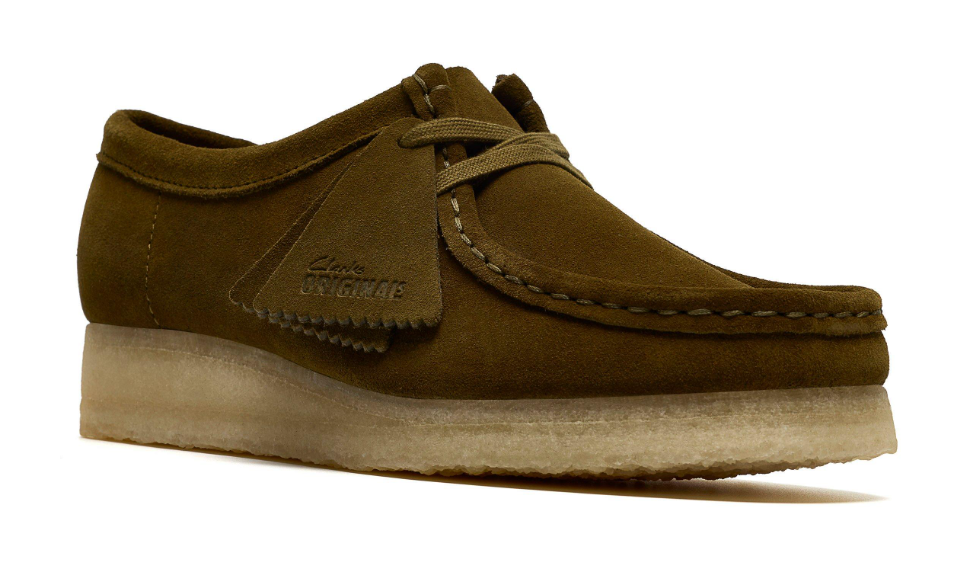 Clarks Wallabee Lo - 26186509 - Olive Suede (WOMEN'S)