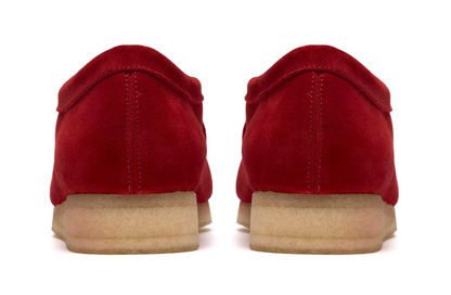 Clarks Wallabee - 26186772 - Deep Red Suede