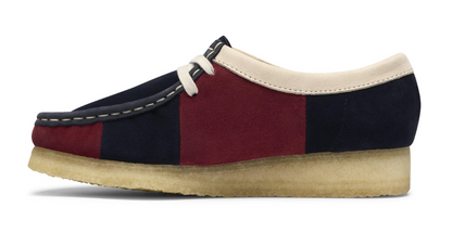 Clarks Wallablee Lo - 26185584 - Navy Stripe (WOMEN'S)