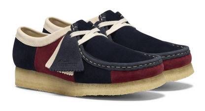 Clarks Wallablee Lo - 26185584 - Navy Stripe (WOMEN'S)