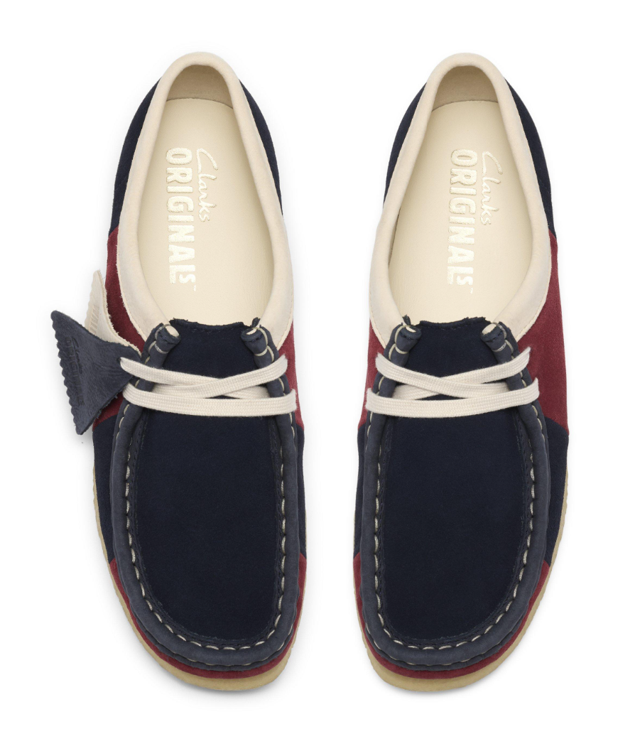 Clarks Wallablee Lo - 26185584 - Navy Stripe (WOMEN'S)