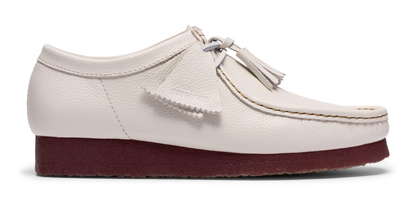 Clarks Wallabee Lo - 26185664 - White Leather