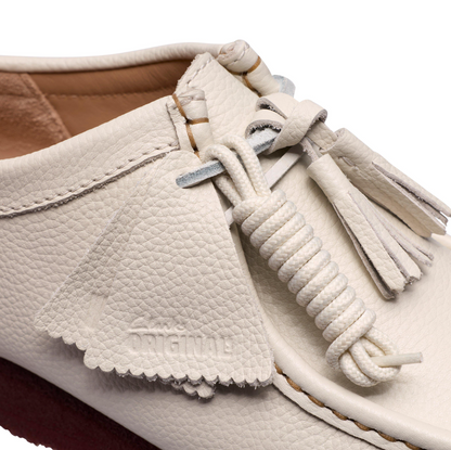 Clarks Wallabee Lo - 26185664 - White Leather