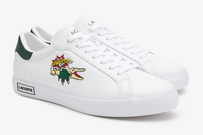 Lacoste Power Court 222 7 SMA LTH - 744SMA0123-1R5 - White / Dk. Green