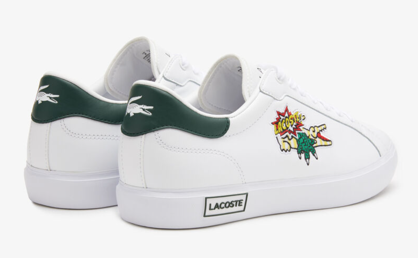 Lacoste Power Court 222 7 SMA LTH - 744SMA0123-1R5 - White / Dk. Green