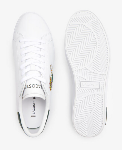 Lacoste Power Court 222 7 SMA LTH - 744SMA0123-1R5 - White / Dk. Green