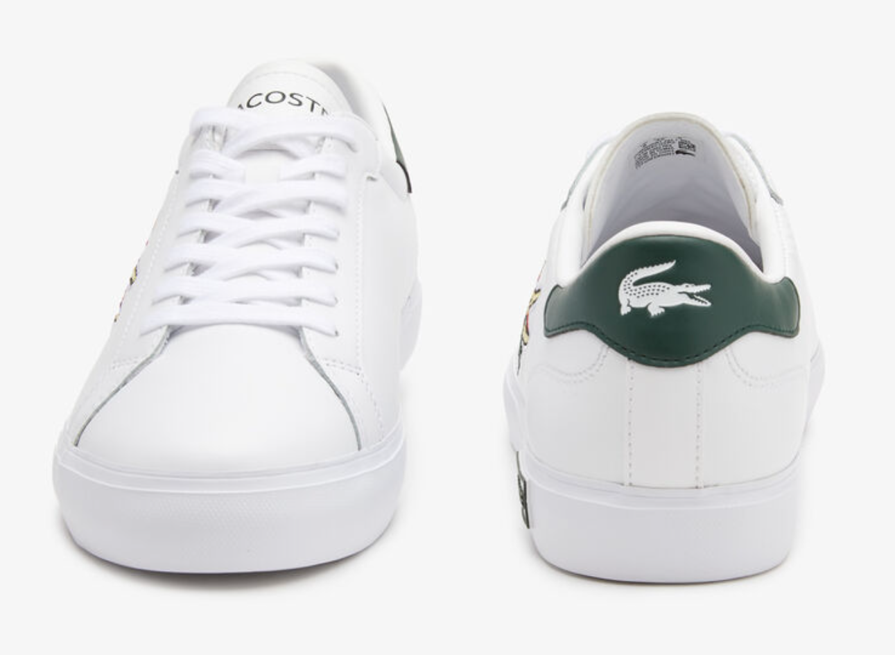 Lacoste Power Court 222 7 SMA LTH - 744SMA0123-1R5 - White / Dk. Green
