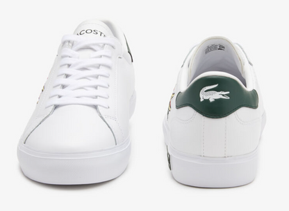 Lacoste Power Court 222 7 SMA LTH - 744SMA0123-1R5 - White / Dk. Green