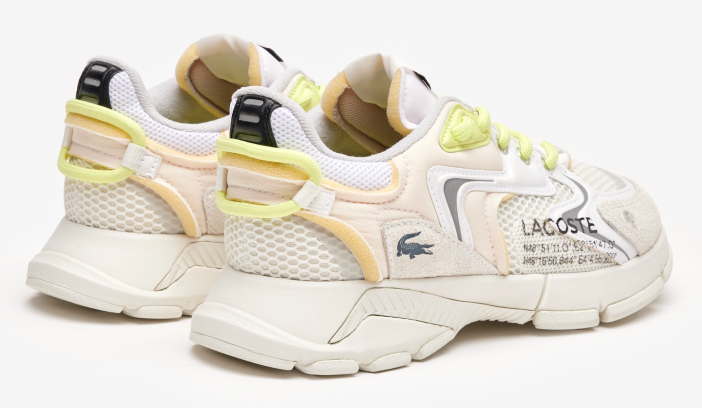 Lacoste L003 NEO 223 1 SMA - 746SMA0003-WP2 - Off Wht / Lt Grn