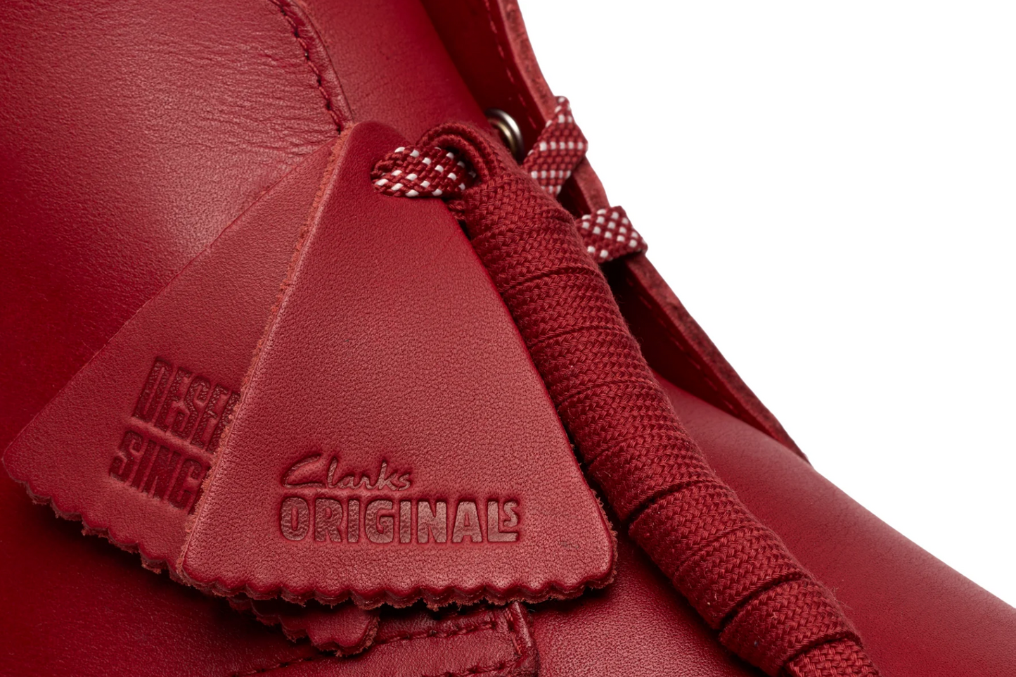 Clarks Desert Boot - Dark Red Leather - 26182825