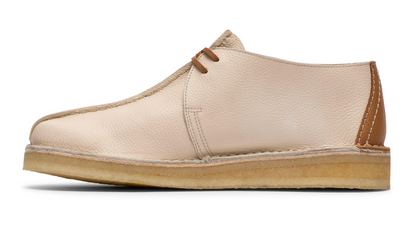 Clarks Desert Trek - White Combi Leather - 26185660
