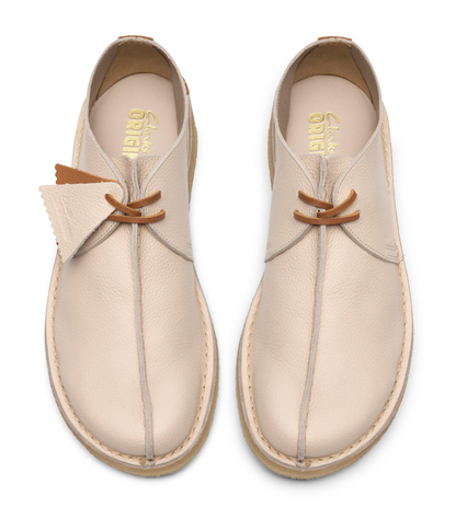 Clarks Desert Trek - White Combi Leather - 26185660