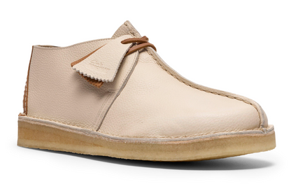 Clarks Desert Trek - White Combi Leather - 26185660