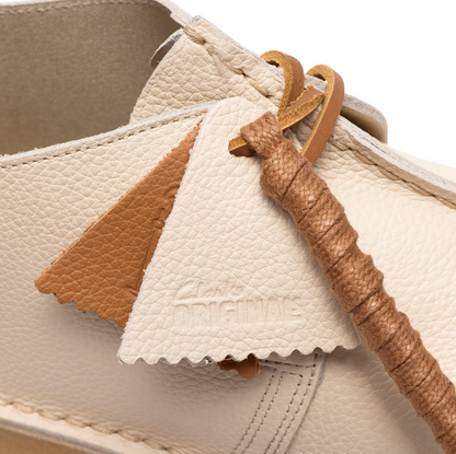 Clarks Desert Trek - White Combi Leather - 26185660