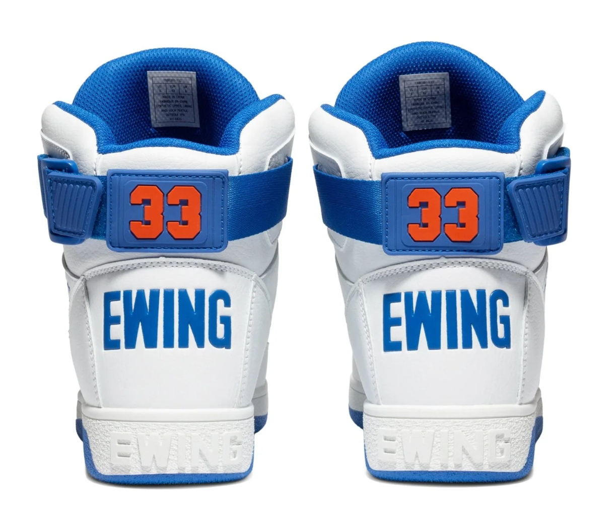 Patrick Ewing 33 Orion Strap - 1RBE001-132 - White / Royal / Orange