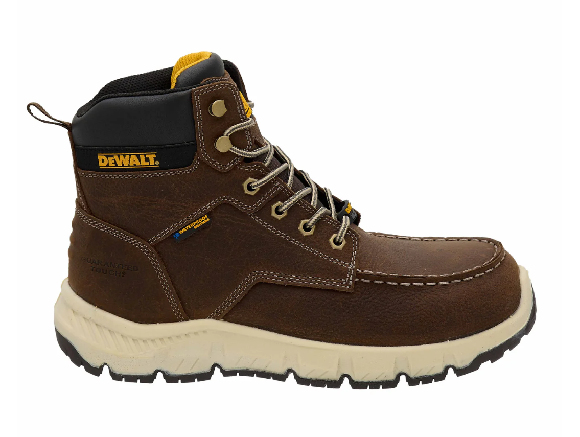 DEWALT Forsyth Steel Toe, Leather, Waterproof, Safety Boot - DXWP10058 Bison