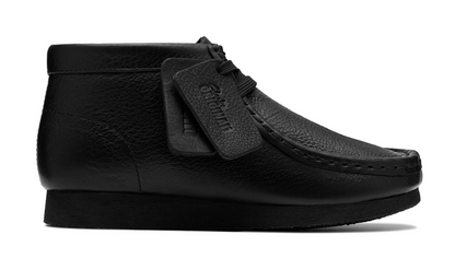 Clarks Wallabee Boot- 26185932 - Black Leather - Toddler Size