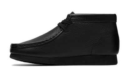 Clarks Wallabee Boot- 26185932 - Black Leather - Toddler Size