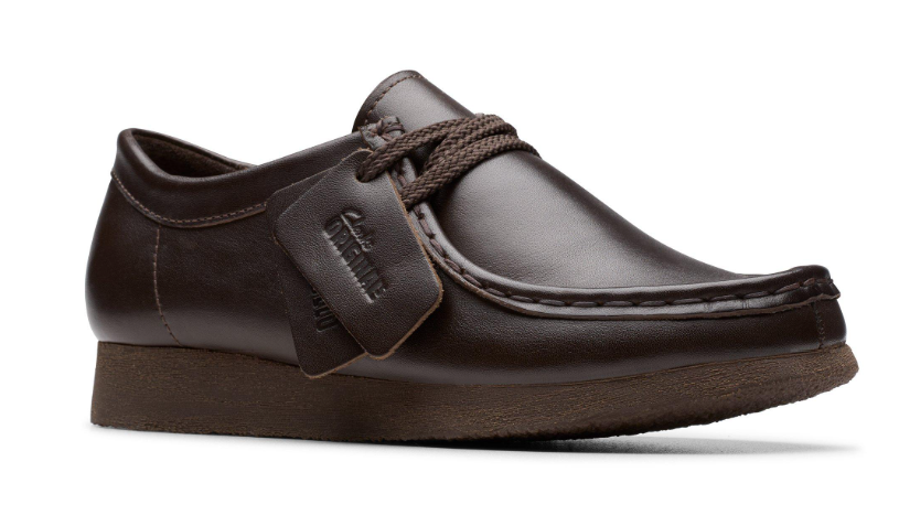 Clarks Wallabee - 26184517 - Kids - Juniors (Dark Brown)