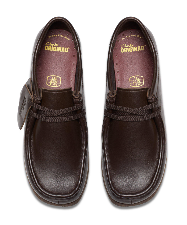 Clarks Wallabee - 26184517 - Kids - Juniors (Dark Brown)