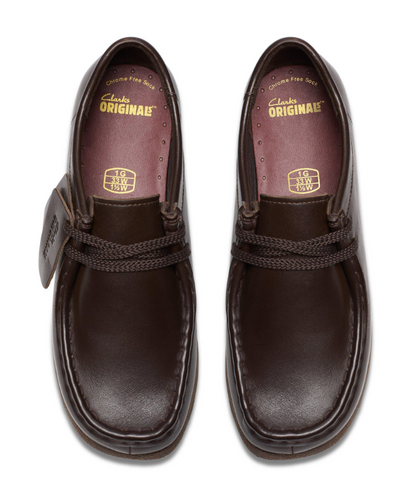 Clarks Wallabee - 26184517 - Kids - Juniors (Dark Brown)