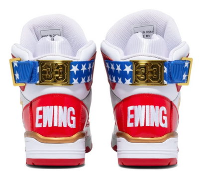 Patrick Ewing 33 HI USA - 1EW90189-125 - White/Red/Blue/Gold