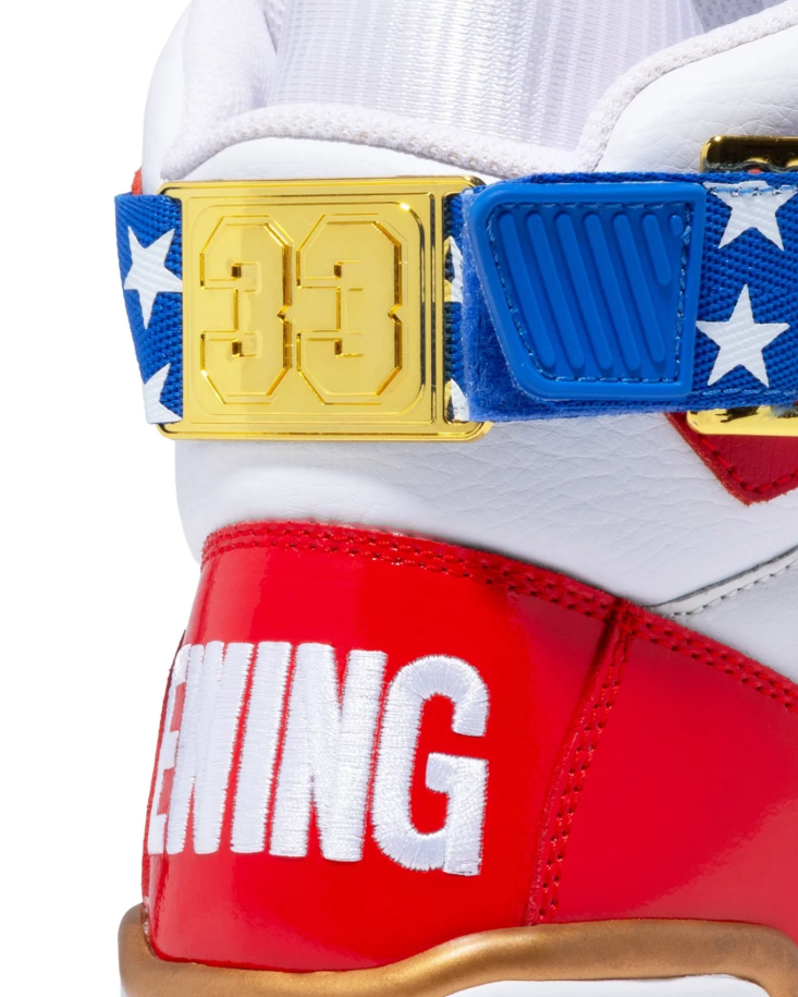 Patrick Ewing 33 HI USA - 1EW90189-125 - White/Red/Blue/Gold