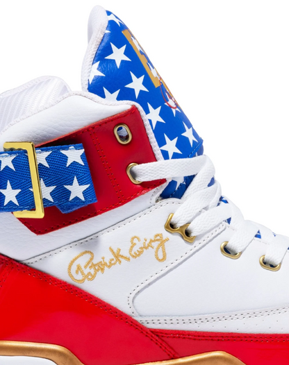 Patrick Ewing 33 HI USA - 1EW90189-125 - White/Red/Blue/Gold