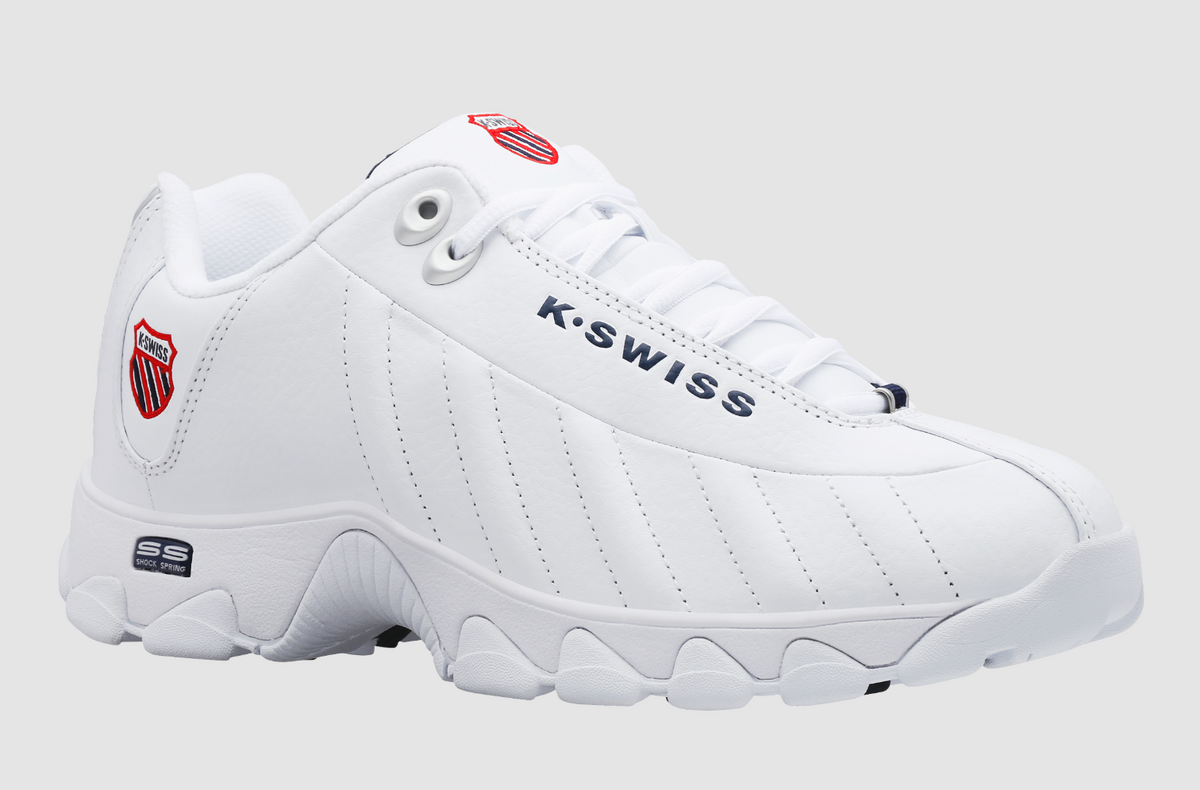 K-SWISS ST329 CMF - 03426-130-XW (WIDE) - White / Navy / Red (Men's)