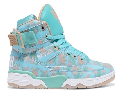Patrick Ewing 33 HI x RIC FLAIR - Teal / White - 1EWRF026-176