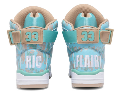 Patrick Ewing 33 HI x RIC FLAIR - Teal / White - 1EWRF026-176