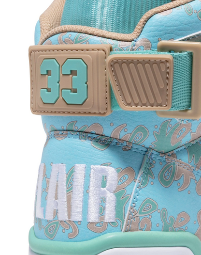 Patrick Ewing 33 HI x RIC FLAIR - Teal / White - 1EWRF026-176