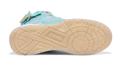 Patrick Ewing 33 HI x RIC FLAIR - Teal / White - 1EWRF026-176