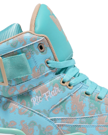 Patrick Ewing 33 HI x RIC FLAIR - Teal / White - 1EWRF026-176