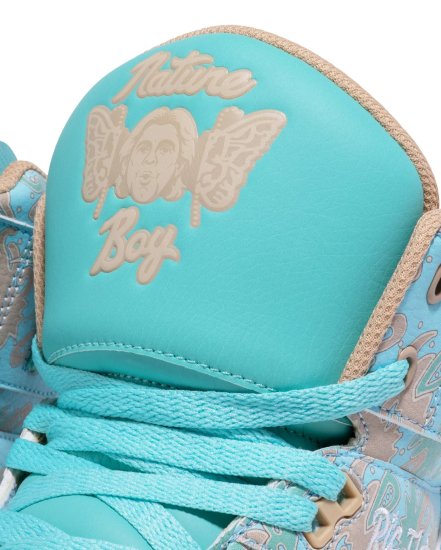 Patrick Ewing 33 HI x RIC FLAIR - Teal / White - 1EWRF026-176