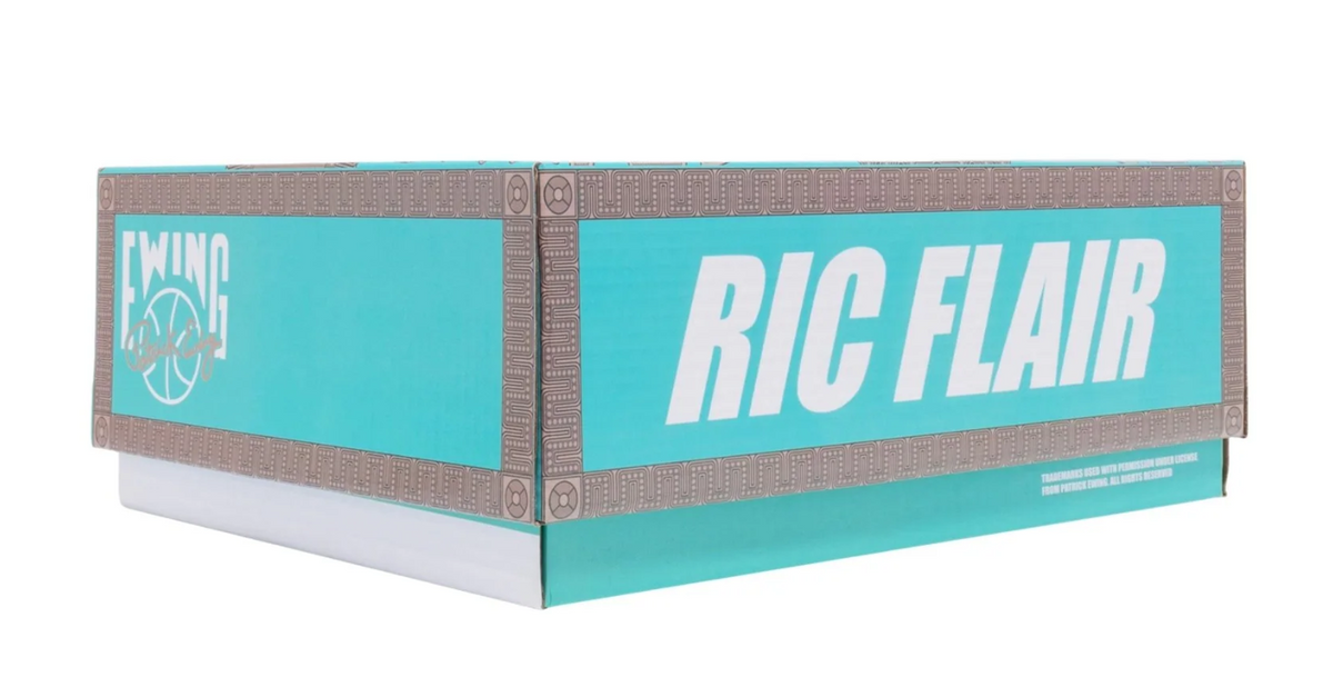 Patrick Ewing 33 HI x RIC FLAIR - Teal / White - 1EWRF026-176