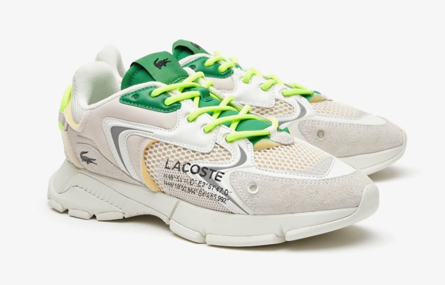 Lacoste L003 NEO  123 1 SMA / 745SMA0001-WG1 / OFF WHITE/GREEN