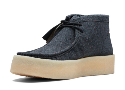 Clarks Wallabee Cup BT - 26171995 - Black Eco Leather