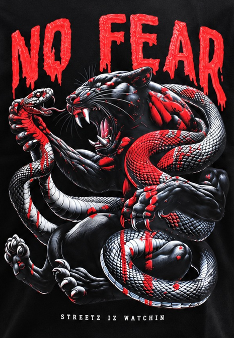 STREETZ IZ WATCHIN T-SHIRT - SIW5179-BLACK - MENS - NO FEAR