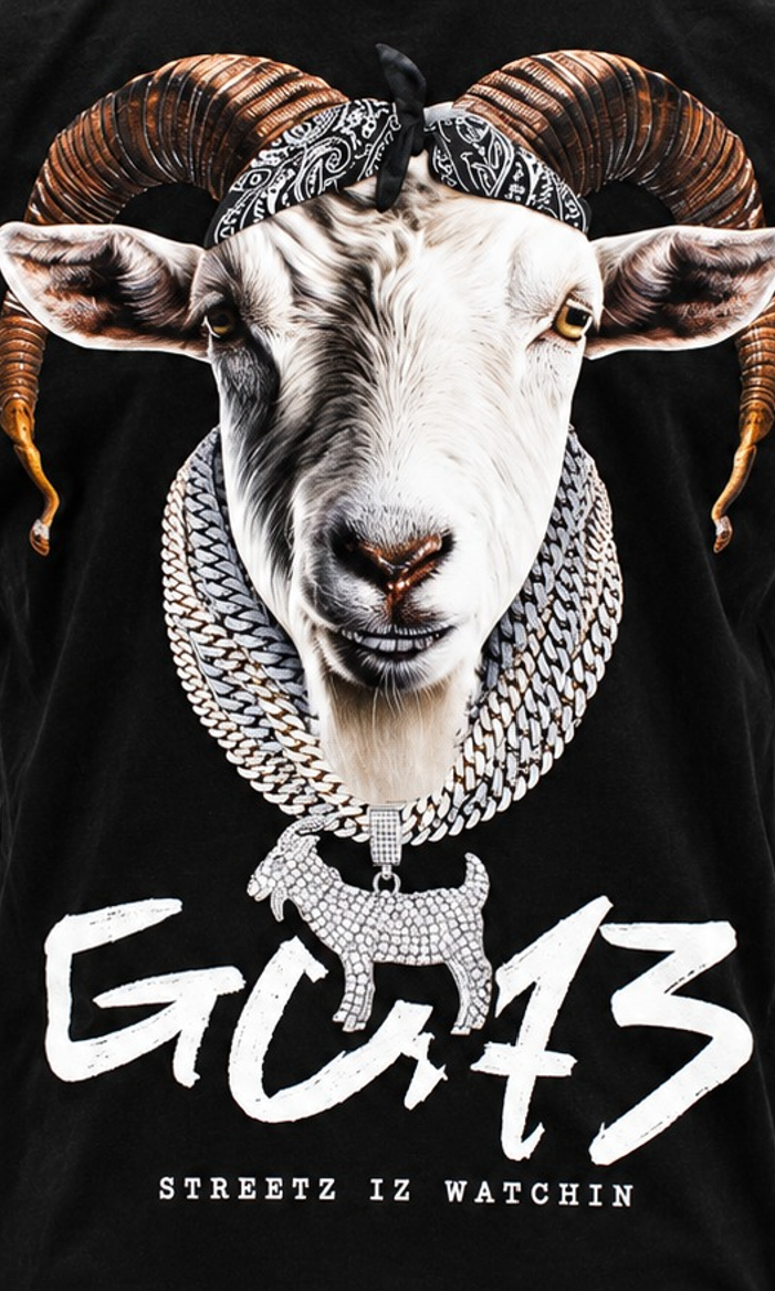 STREETZ IZ WATCHIN SLEEVELESS GOAT 3 - SWSL5124-BLACK - MEN'S