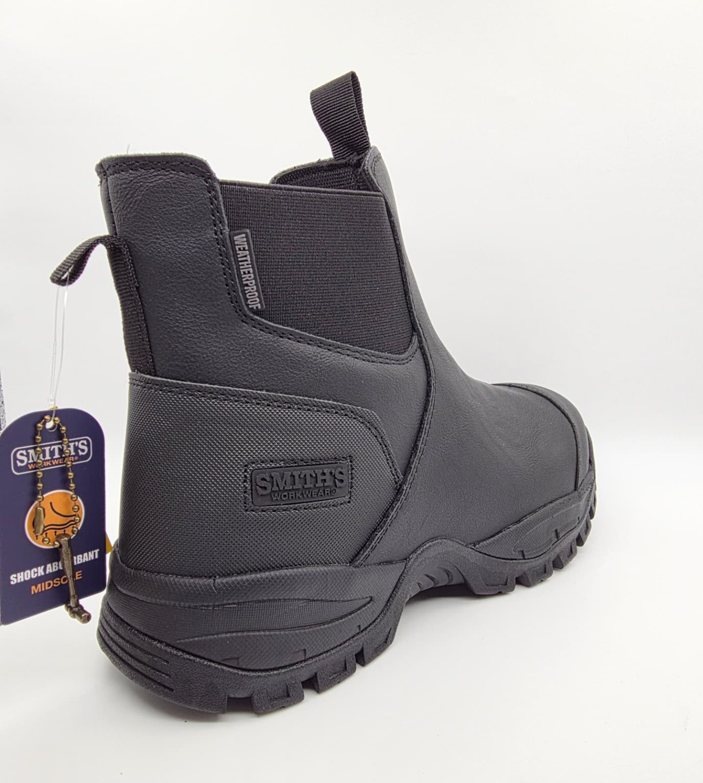 Steel Toe "Smith's Work Wear" BOSTON "SA724025" BLACK